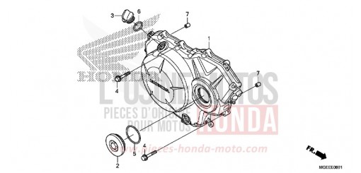 RIGHT CRANKCASE COVER (VFR1200F) VFR1200FF de 2015
